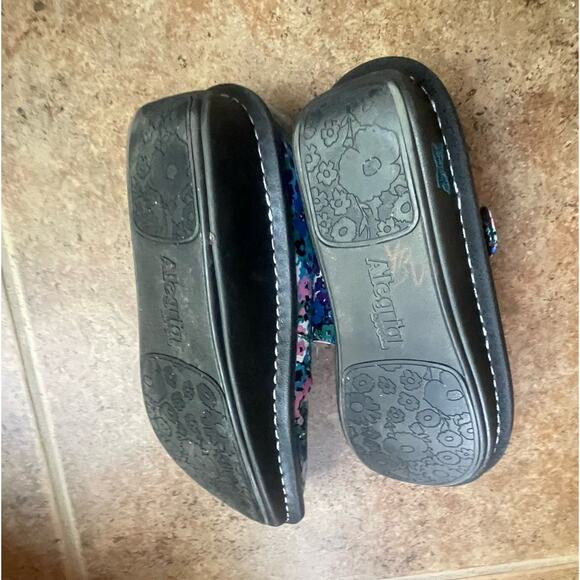 alegria mules blue floral sz 36 - Picture 7 of 8